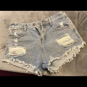 SHEIN Jean shorts size Large